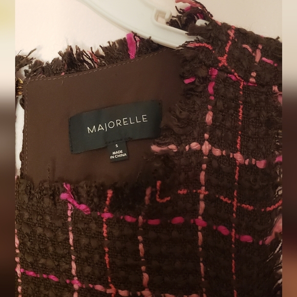 Revolve MAJORELLE Bernadette Mini dress pink chocolate size small - Picture 12 of 14